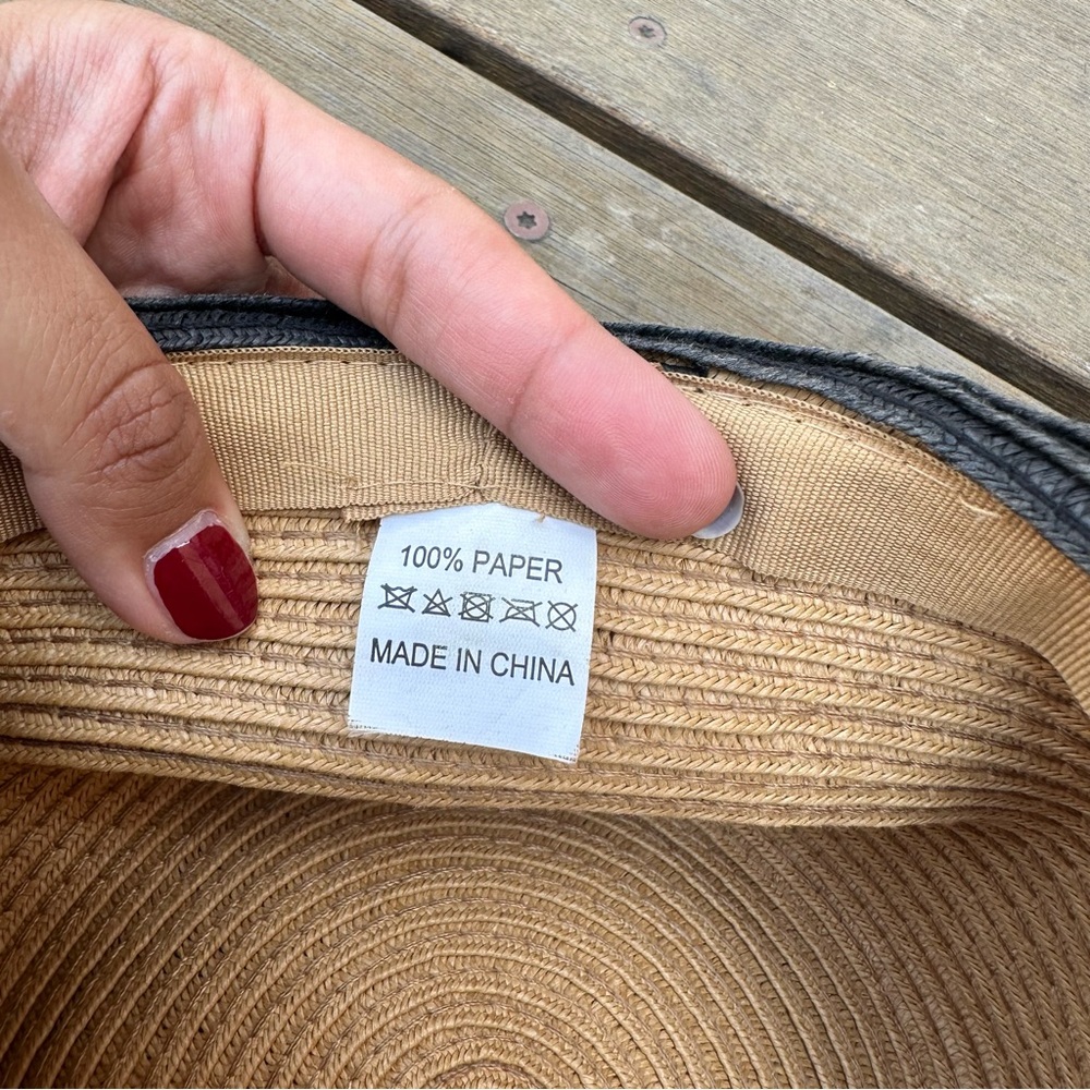 straw bucket hat - Picture 3 of 4